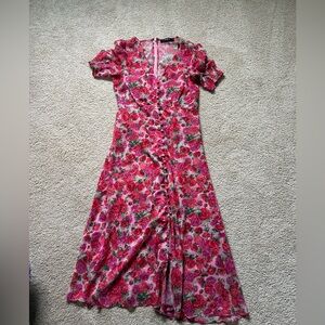 Floral midi dress